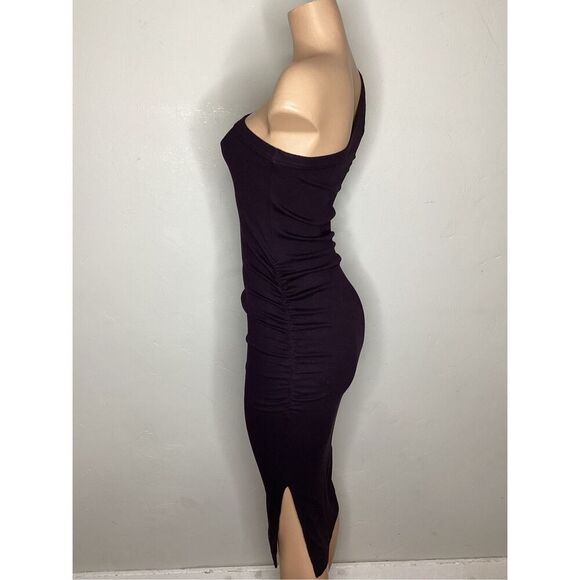 New. Michael Stars purple one shoulder midi. Small. Retails $119 - Picture 6 of 9